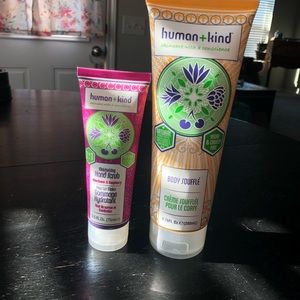 Human+Kind Lotion & Hand Scrub NWOT -unopened-